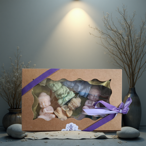 Coffret Zen | 5 Fondants bouddhas perlés