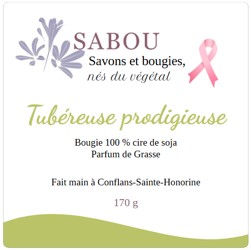 Bougie Octobre Rose Duralex® – Pin’s offert | SABOU – Image 4